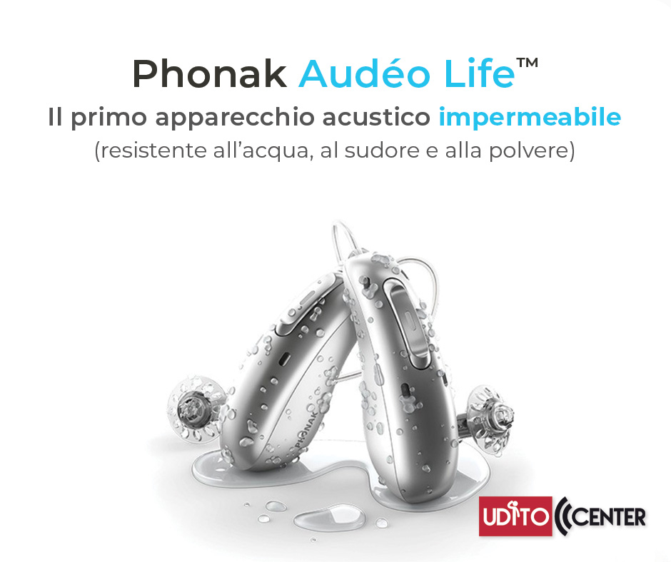 Phonak Audéo Life, il primo apparecchio acustico impermeabile al mondo